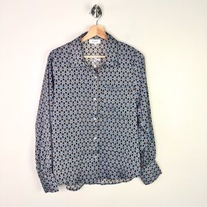 Anthropologie Bohme Geometric Print Blouse